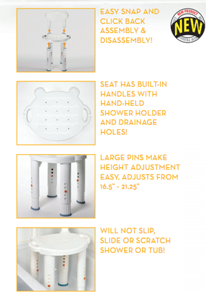 Michael Graves Bath and Shower Seat